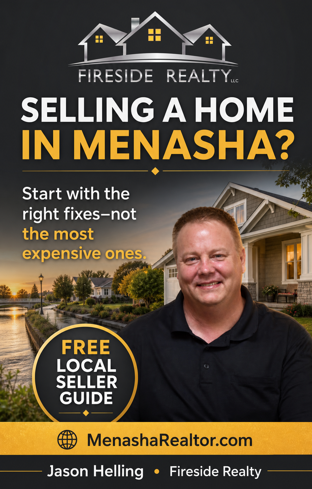 Selling a Home in Menasha seller guide from Jason Helling and Fireside Realty